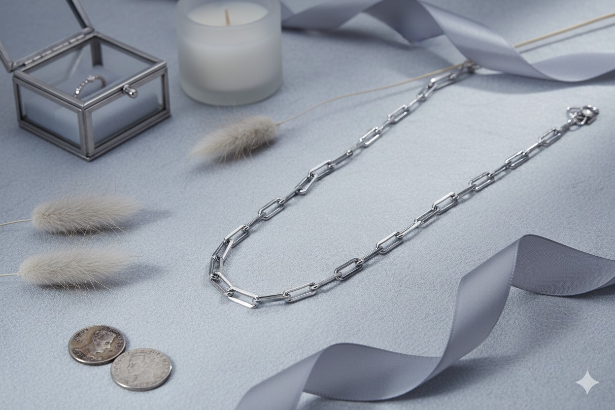 Ataç Zincirli Gümüş Kolye-2999