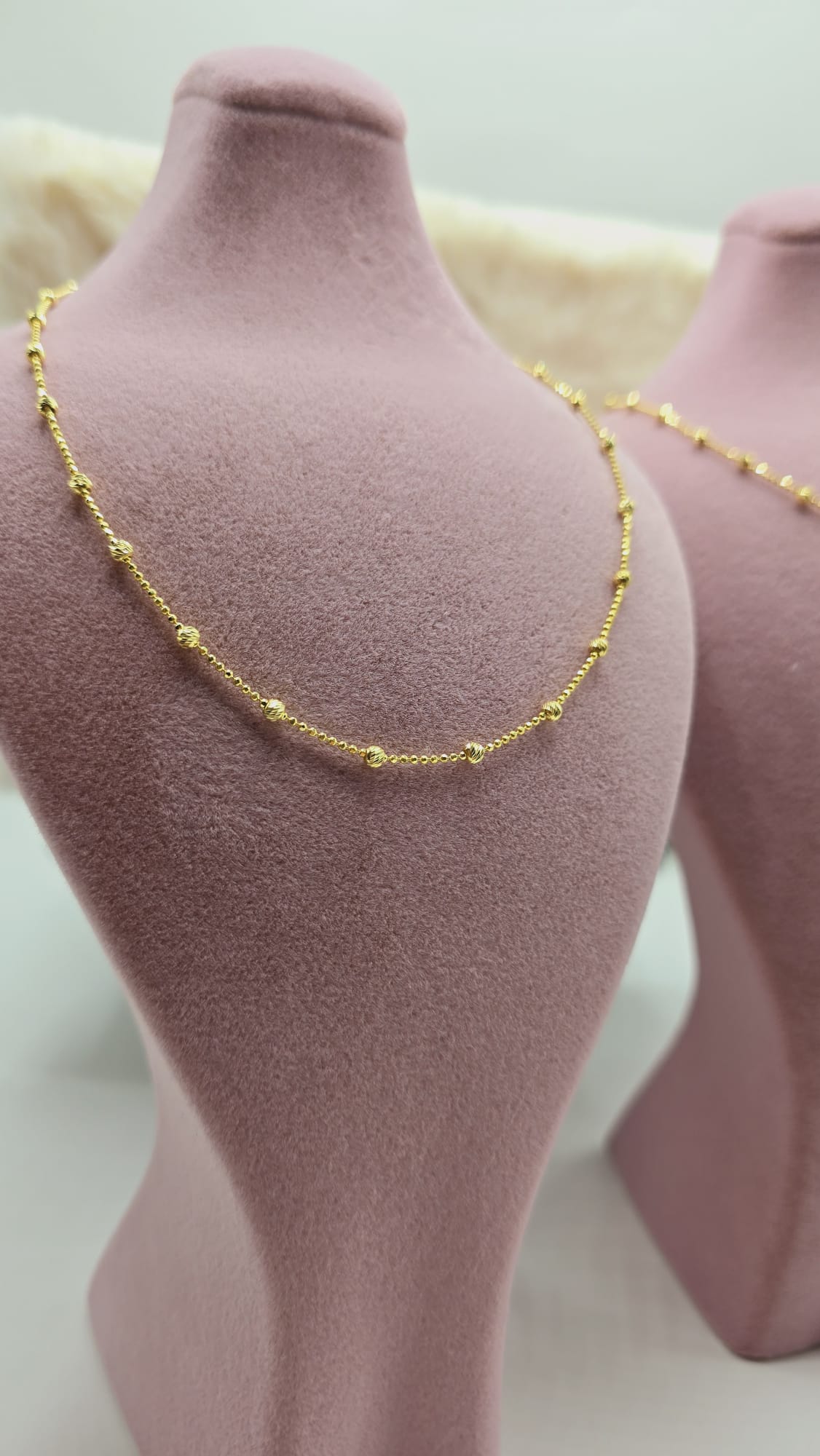 Top Top Zincirli Gümüş Dorika Kolye-3199