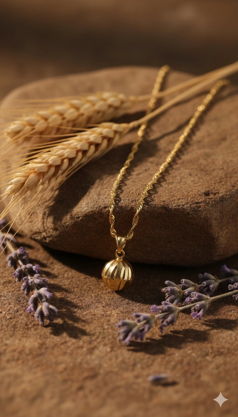 Singapur Zincirli Gümüş Karpuz Model Top Uçlu Kolye