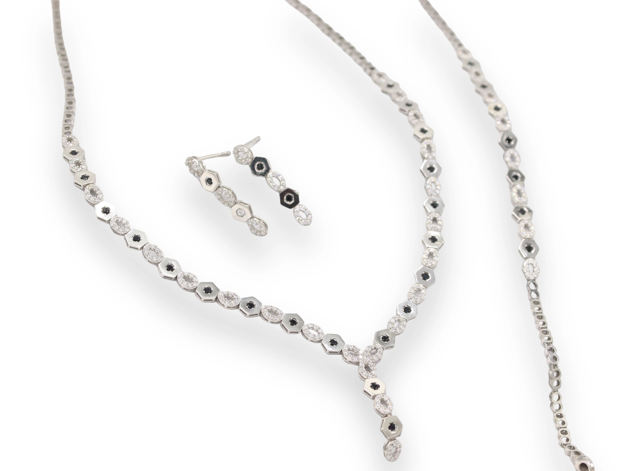 925 Ayar Gümüş Su Yolu Aşkın Işığı Takı Seti