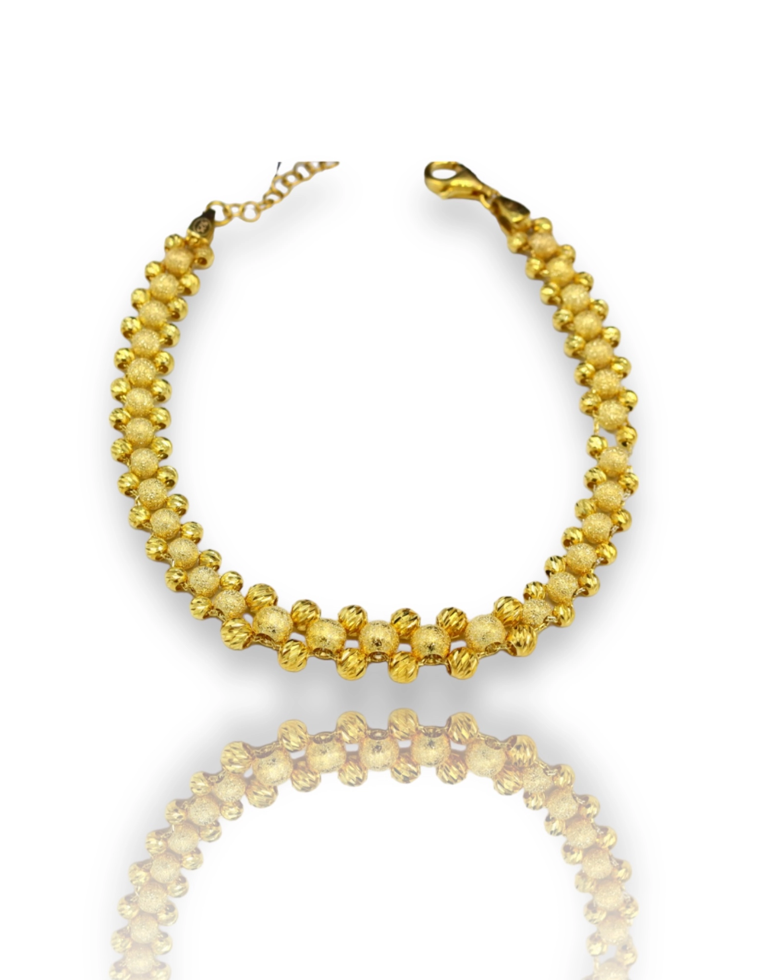 925 Ayar Gümüş Örme Dorika Bileklik-2182